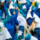Illustration for article titled Defying all logic and reason, the world record for largest Smurf gathering has just been broken